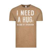Vintage Coffee I Need a HUGe Glass of Bourbon T Shirt Bourbon Gifts for Him Vintage Tee - minhPixels