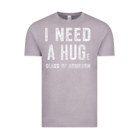 Vintage Zinc I Need a HUGe Glass of Bourbon T Shirt Bourbon Gifts for Him Vintage Tee - minhPixels