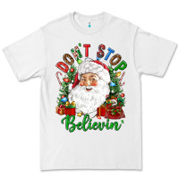 White Don't stop believin' Premium Tee - NancyCooperArtShop
