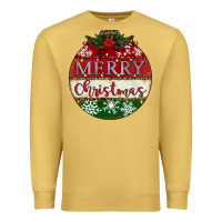 Antique Gold merry christmas Premium Sweatshirt - CowhideDigitalArt