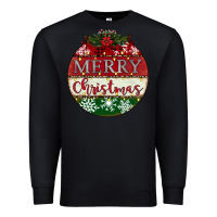 Black merry christmas Premium Sweatshirt - CowhideDigitalArt