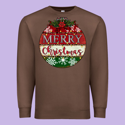 Merry Christmas Premium Sweatshirt Designed By Cowhidedigitalart