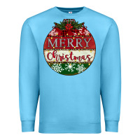 Ocean Blue merry christmas Premium Sweatshirt - CowhideDigitalArt