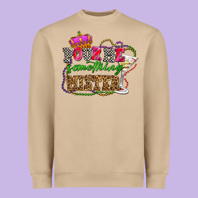 Pour Me Something Mister Olivia Heavyweight Sweatshirt Designed By Oliviacreatesart
