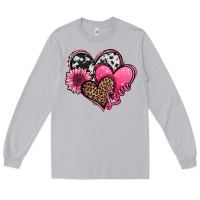 Moon Dust valentines day western hearts and sunflower Long Sleeve Tee - Jasminsmagicworld