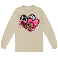 Mushroom valentines day western hearts and sunflower Long Sleeve Tee - Jasminsmagicworld