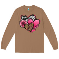 Toasted Coconut valentines day western hearts and sunflower Long Sleeve Tee - Jasminsmagicworld