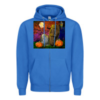 True Royal headstone and coffin tumbler Zipper Hoodie - BundleAndBundleShop