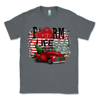 Charcoal Heather Farm Life Christmas Classic Tee - Bettercallsaul