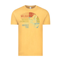 Vintage Mustard Mens Welder Because Engineers Need Heroes Too Gifts Funny Welding Vintage Tee - minhPixels