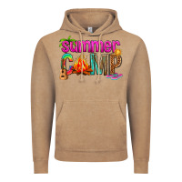 Vintage Coffee summer camp Vintage Hoodie - NancyCooperArtShop