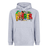 Heather Grey barber Heavyweight Hoodie - CowhideDigitalArt