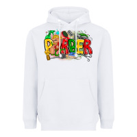 White barber Heavyweight Hoodie - CowhideDigitalArt