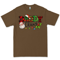 Cacao Daddy Claus Santa Christmas lights and holly Premium Tee - NancyCooperArtShop
