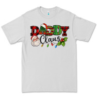 Dove Grey Daddy Claus Santa Christmas lights and holly Premium Tee - NancyCooperArtShop