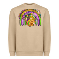 Mushroom mardi gras rainbow Heavyweight Sweatshirt - OliviaCreatesArt