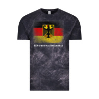 Cloud Black Germany German Flag Deutschland Souvenir Gift Alemania Vintage Tee - minhPixels