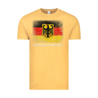 Vintage Mustard Germany German Flag Deutschland Souvenir Gift Alemania Vintage Tee - minhPixels