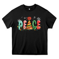Black peace Heavy Core Tee - MaliasSmallBusiness