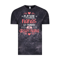 Cloud Black Gift for 1st Time Great Nana  Great Nana Vintage Tee - minhPixels