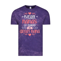 Cloud Purple Gift for 1st Time Great Nana  Great Nana Vintage Tee - minhPixels