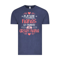 Gift For 1st Time Great Nana  Great Nana Vintage Tee | Teevron