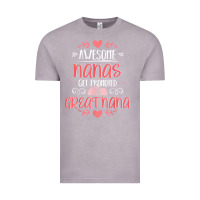 Vintage Zinc Gift for 1st Time Great Nana  Great Nana Vintage Tee - minhPixels