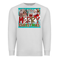 Dove Grey merry Christmas Premium Sweatshirt - CowhideDigitalArt