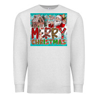 Oatmeal Heather merry Christmas Premium Sweatshirt - CowhideDigitalArt