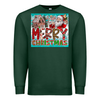 Sports Green merry Christmas Premium Sweatshirt - CowhideDigitalArt