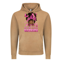 Vintage Camel afro messy bun breast cancer warrior Vintage Hoodie - texasbilliewilder