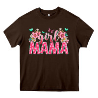 Chocolate Brown girl mama Heavy Core Tee - JahusDesignShop