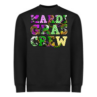 Black mardi gras crew olivia Heavyweight Sweatshirt - OliviaCreatesArt