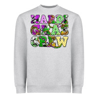 Heather Grey mardi gras crew olivia Heavyweight Sweatshirt - OliviaCreatesArt
