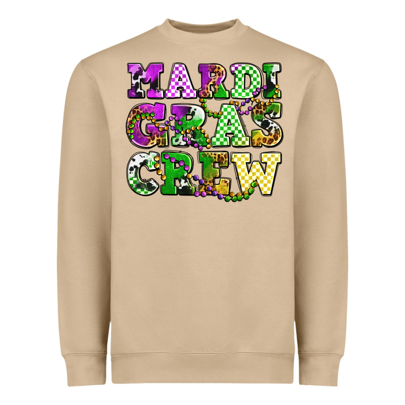 Mardi Gras Crew Olivia Heavyweight Sweatshirt by OliviaCreatesArt | Teevron