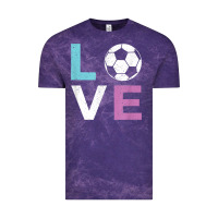 Cloud Purple Soccer Gift for Girls Women I Love Soccer Vintage Vintage Tee - minhPixels