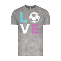 Cloud Rock Soccer Gift for Girls Women I Love Soccer Vintage Vintage Tee - minhPixels