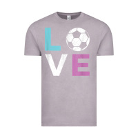 Vintage Zinc Soccer Gift for Girls Women I Love Soccer Vintage Vintage Tee - minhPixels