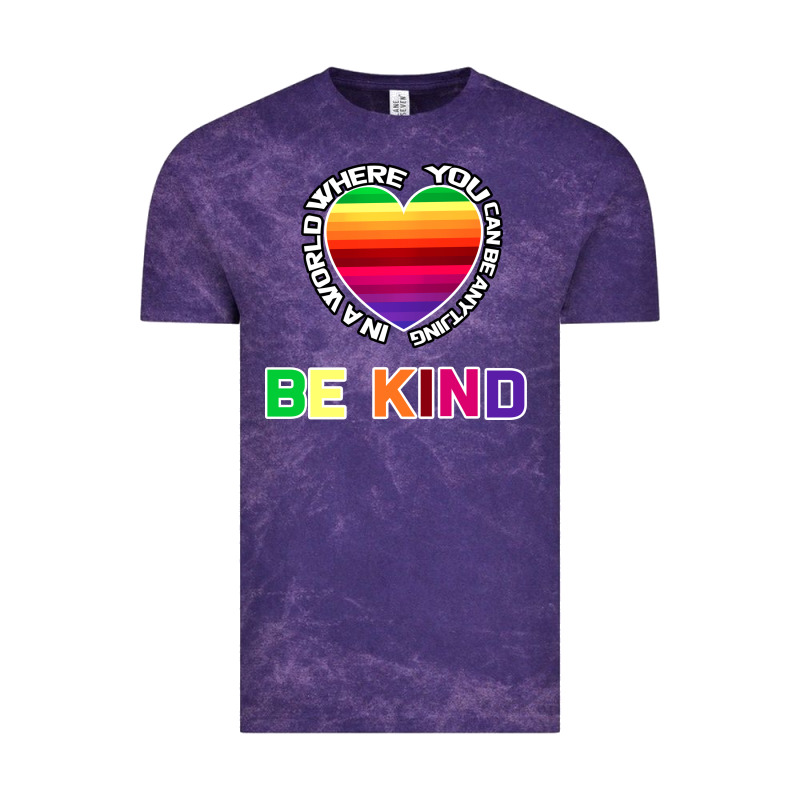 In A World Where You Can Be Anything Be Kind Shirt Vintage Tee by Bettercallsaul | Teevron
