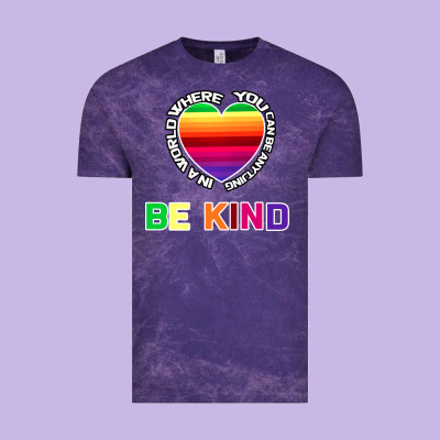 In A World Where You Can Be Anything Be Kind Shirt Vintage Tee Designed By Bettercallsaul