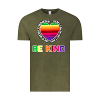 Vintage Olive In A World Where You Can Be Anything Be Kind Shirt Vintage Tee - Bettercallsaul