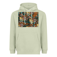 Matcha easter pattern Heavyweight Hoodie - CowhideDigitalArt
