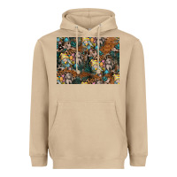 Mushroom easter pattern Heavyweight Hoodie - CowhideDigitalArt