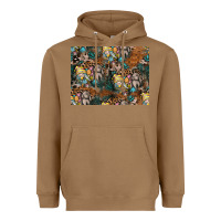 Toasted Coconut easter pattern Heavyweight Hoodie - CowhideDigitalArt
