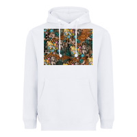 White easter pattern Heavyweight Hoodie - CowhideDigitalArt