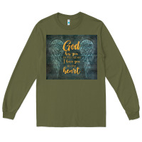 Army Green i have you in my heart Long Sleeve Tee - TumblerDesignByShophia