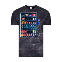 Cloud Black Funny Costumes for Halloween Vending Machine Silvester Vintage Tee - minhPixels