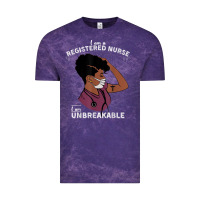 Cloud Purple Registered Nurse Gift Phenomenal Black Nurse Nursing Student Vintage Tee - minhPixels