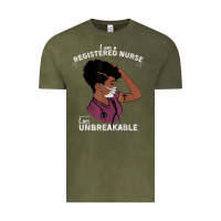 Vintage Olive Registered Nurse Gift Phenomenal Black Nurse Nursing Student Vintage Tee - minhPixels