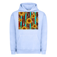 Pigment Grape Ice western sunflower cactus serape and cowhide Urban Hoodie - Artiststas